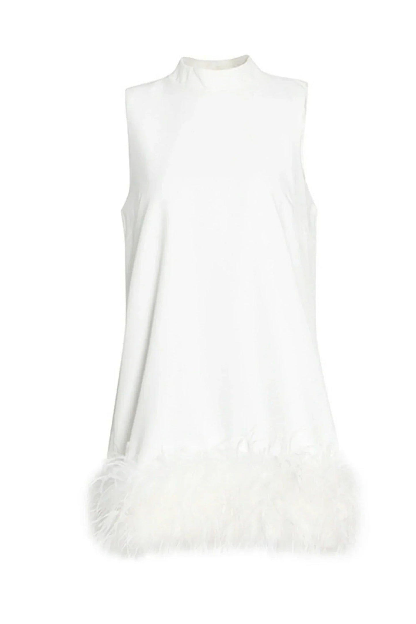 Brit & Boho™ I Ada A-Line Fur Hem Mini Dress Brit & Boho | Fashion & Boutique
