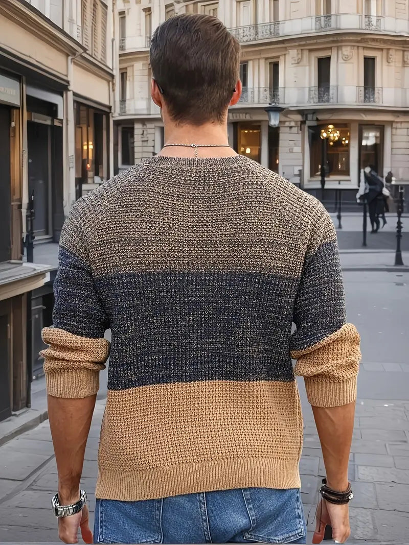 Brit & Boho™️ | The Orion Geometric Knit Pullover Brit & Boho | Fashion & Boutique