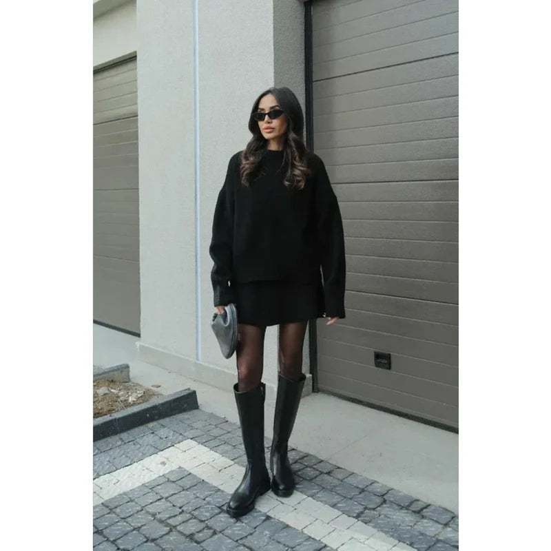 Brit & Boho™ | Knit Skirt Set Brit & Boho | Fashion & Boutique