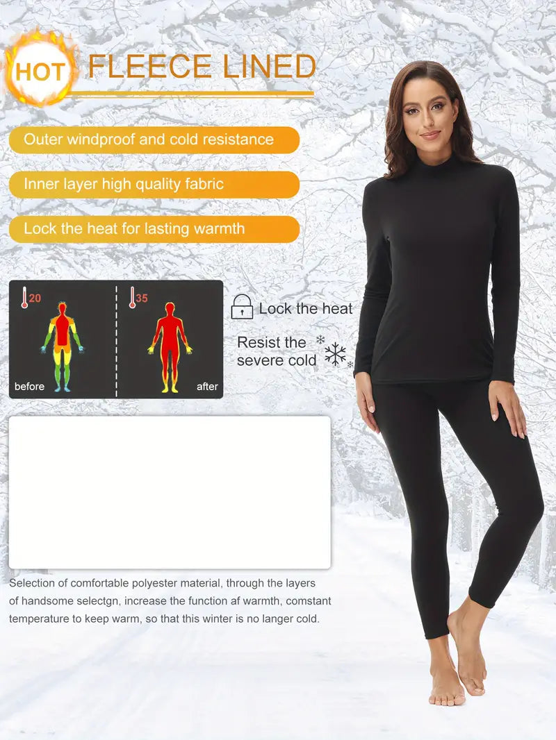 Brit & Boho™ I Miya Long Sleeve Thermal Underwear Set Brit & Boho | Fashion & Boutique