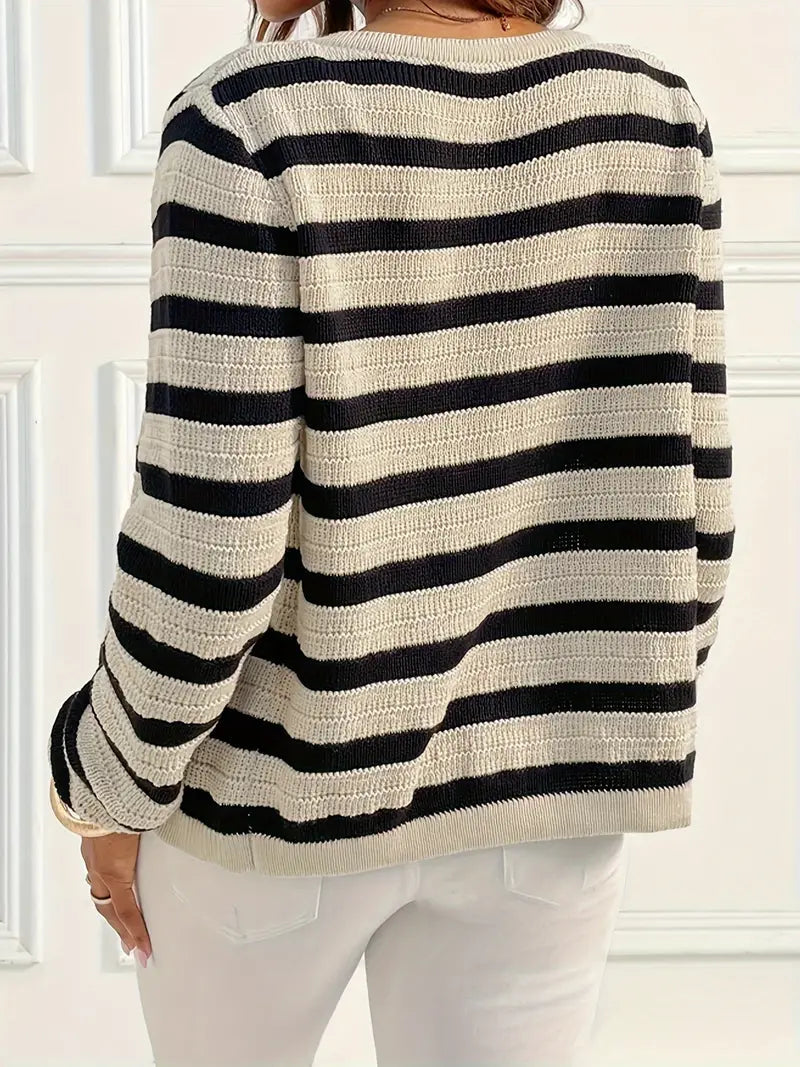 Brit & Boho™ I Sunshine Striped Cardigan with Long Sleeves Brit & Boho | Fashion & Boutique