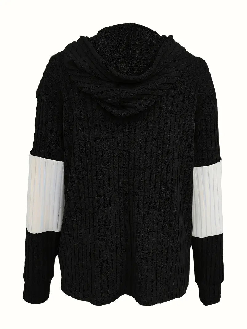 Brit & Boho™ I Celyn Casual Long Sleeve Rib Knit Sweatshirt Brit & Boho | Fashion & Boutique
