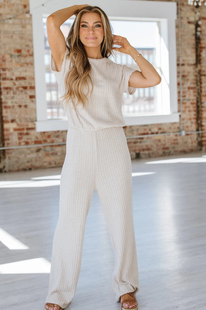 Brit & Boho™ I Robyn Ribbed Jumpsuit Brit & Boho | Fashion & Boutique