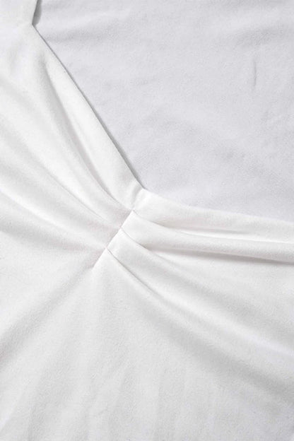 Brit & Boho™ I Square Neck Slit Long Sleeve Tops Brit & Boho | Fashion & Boutique