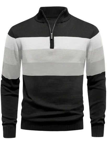 Brit & Boho™️ | The Luxe Colorblock Quarter Zip Brit & Boho | Fashion & Boutique