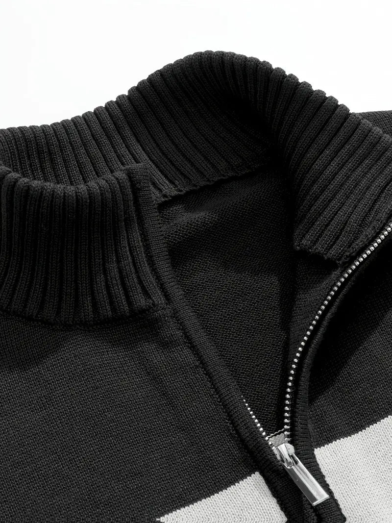 Brit & Boho™️ | The Luxe Colorblock Quarter Zip Brit & Boho | Fashion & Boutique