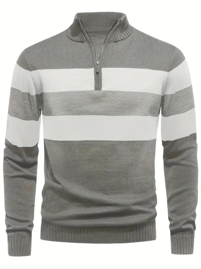 Brit & Boho™️ | The Luxe Colorblock Quarter Zip Brit & Boho | Fashion & Boutique