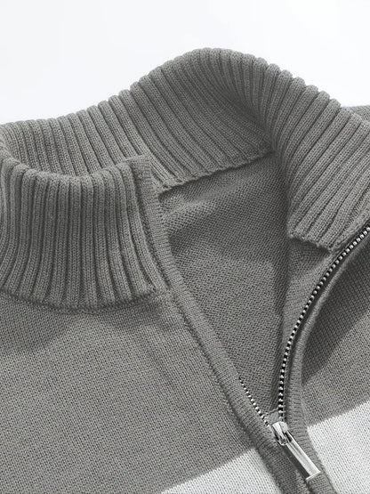 Brit & Boho™️ | The Luxe Colorblock Quarter Zip Brit & Boho | Fashion & Boutique