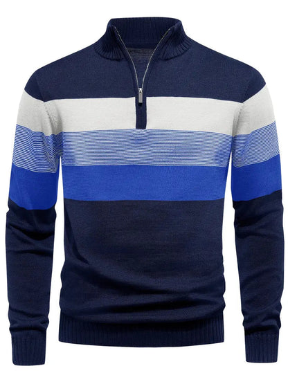 Brit & Boho™️ | The Luxe Colorblock Quarter Zip Brit & Boho | Fashion & Boutique