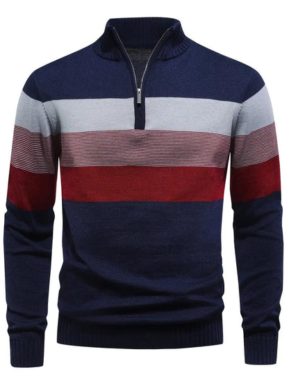 Brit & Boho™️ | The Luxe Colorblock Quarter Zip Brit & Boho | Fashion & Boutique