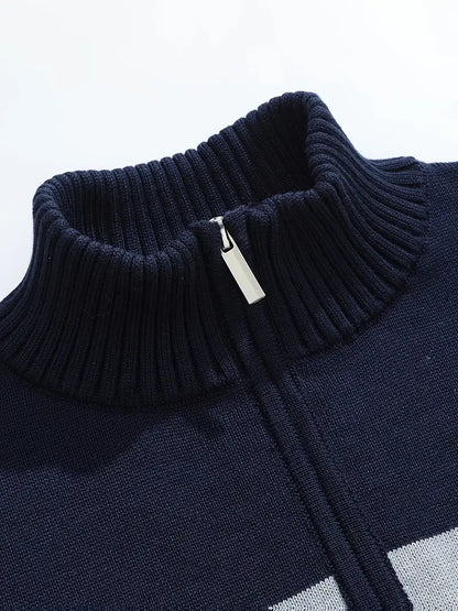 Brit & Boho™️ | The Luxe Colorblock Quarter Zip Brit & Boho | Fashion & Boutique