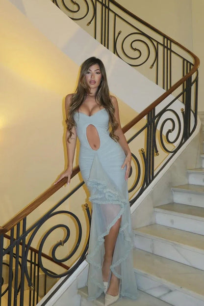 Brit & Boho™ I Eloise Cut-Out Ruffle Maxi Dress Brit & Boho | Fashion & Boutique