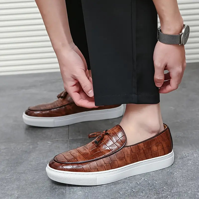 Brit & Boho™️ | Men’s Business Casual Penny Loafers Brit & Boho | Fashion & Boutique