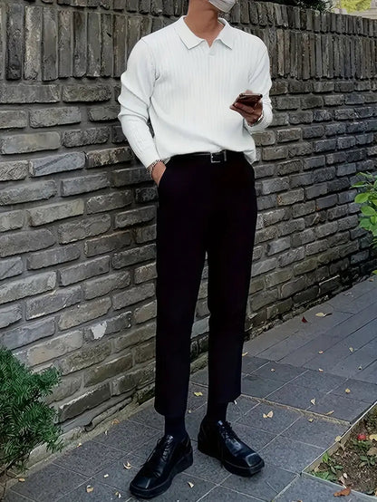 Brit & Boho™️ | Ribbed Knit Pullover Shirt Brit & Boho | Fashion & Boutique