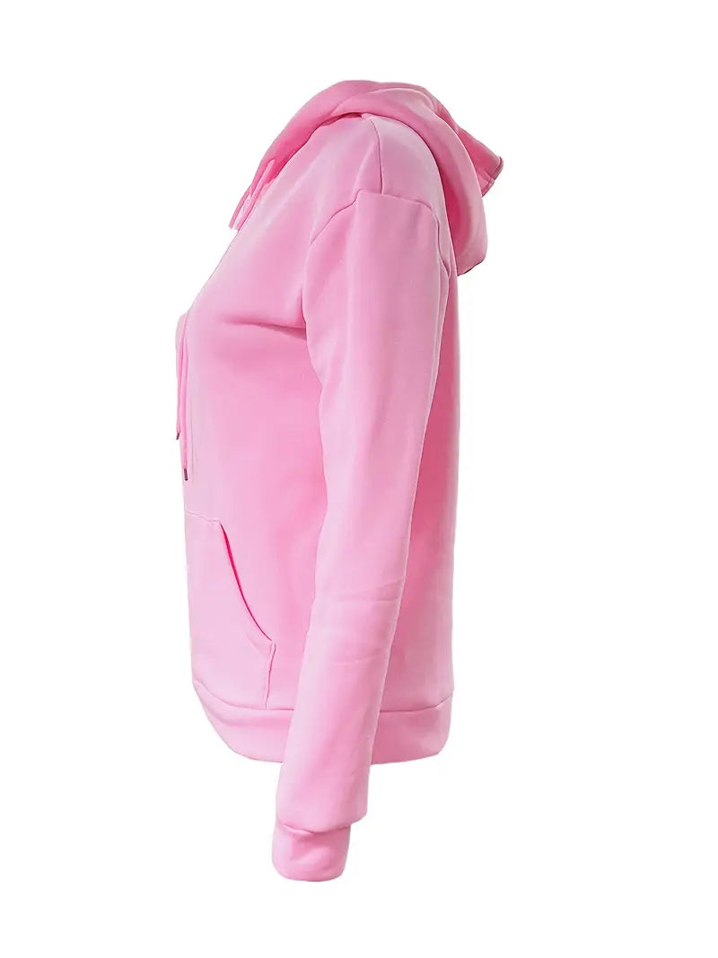 Brit & Boho™ I Keisha Solid Kangaroo Pocket Hoodie Without Pants Brit & Boho | Fashion & Boutique