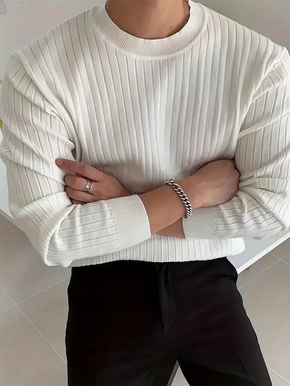 Brit & Boho™️ | Mike Essential Round-Neck Sweater Brit & Boho | Fashion & Boutique