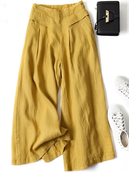 Brit & Boho™ I Gennie Solid Wide Leg Pants Brit & Boho | Fashion & Boutique