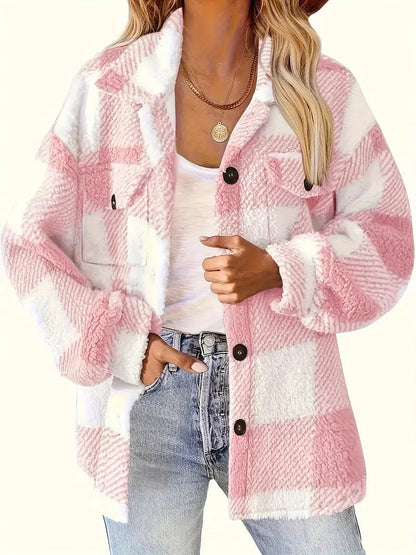 Brit & Boho™ I Momshie Elegant Plush Winter Jacket Brit & Boho | Fashion & Boutique