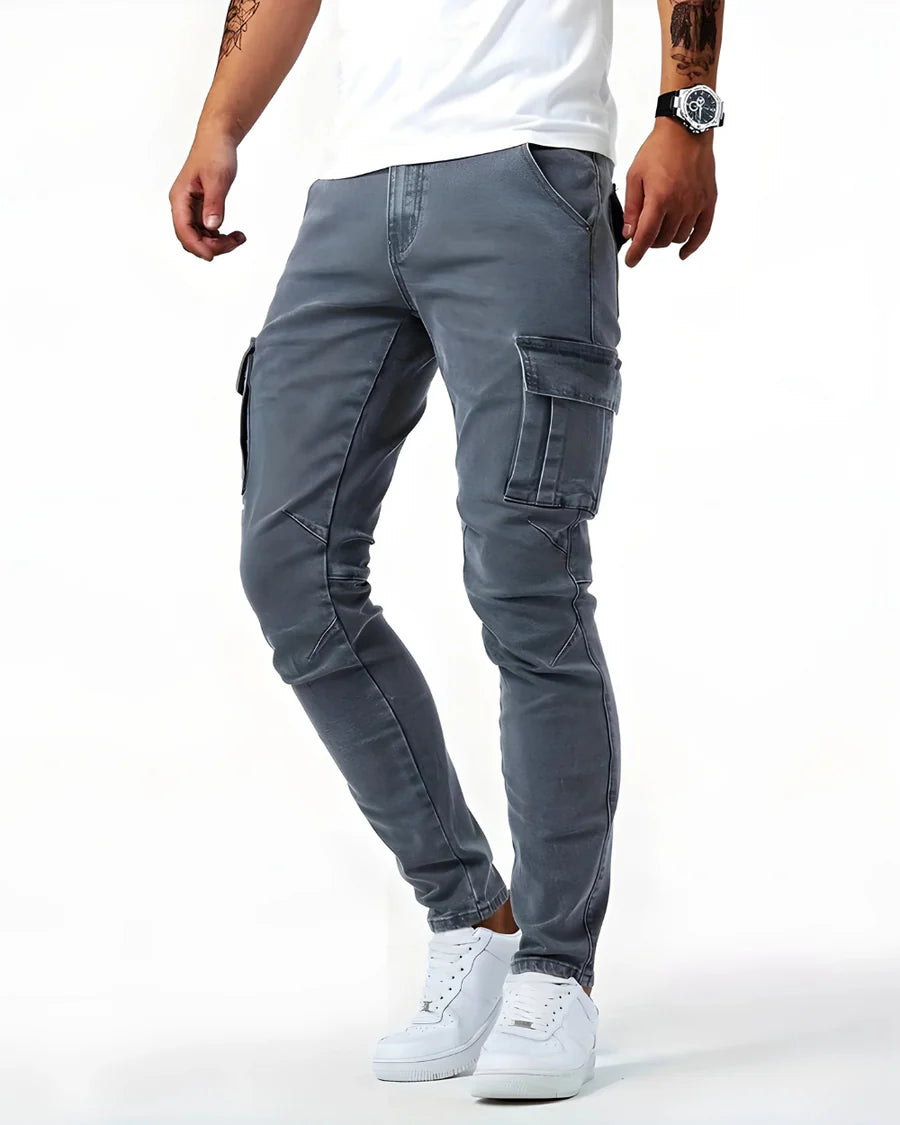 Brit & Boho™️ | Basic Cargo Stretch Pants Brit & Boho | Fashion & Boutique