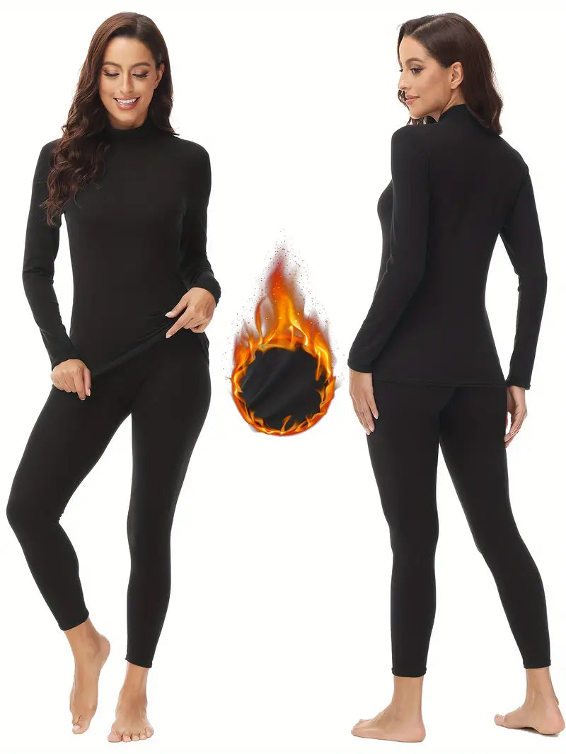 Brit & Boho™ I Miya Long Sleeve Thermal Underwear Set Brit & Boho | Fashion & Boutique