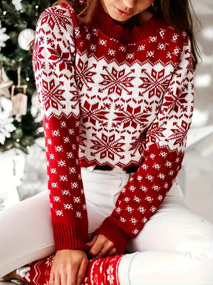 Brit & Boho™ I Sandy Winter Sweater Snowflake Brit & Boho | Fashion & Boutique