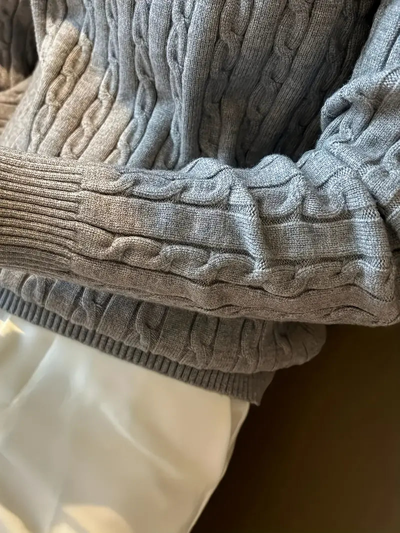 Brit & Boho™️ | Cable Knit Sweater Brit & Boho | Fashion & Boutique