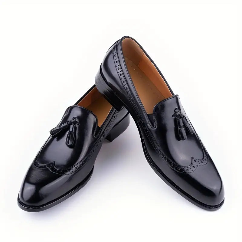 Brit & Boho™️ | Men's Retro Wingtip Tassel Shoes Brit & Boho | Fashion & Boutique