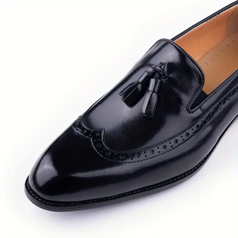 Brit & Boho™️ | Men's Retro Wingtip Tassel Shoes Brit & Boho | Fashion & Boutique