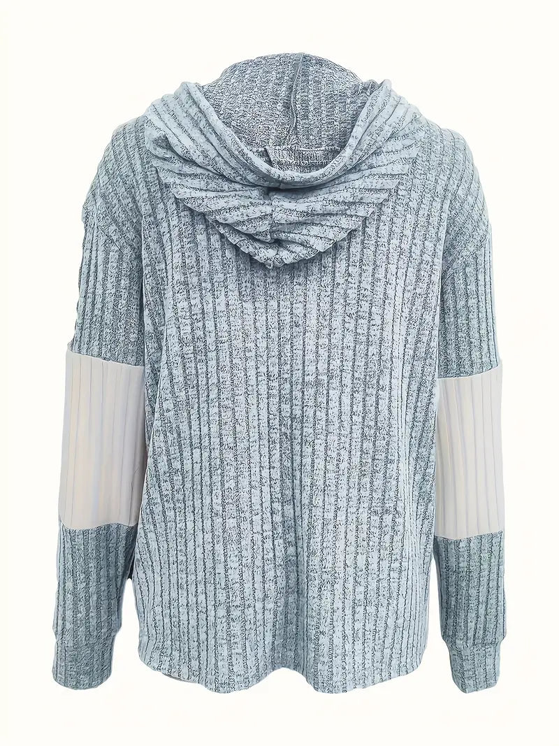 Brit & Boho™ I Celyn Casual Long Sleeve Rib Knit Sweatshirt Brit & Boho | Fashion & Boutique