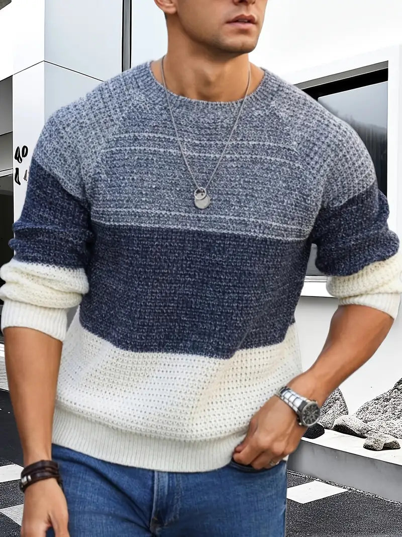 Brit & Boho™️ | The Orion Geometric Knit Pullover Brit & Boho | Fashion & Boutique