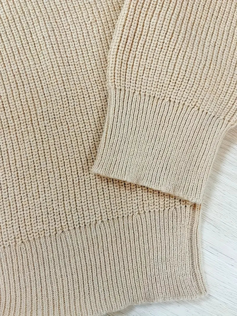 Brit & Boho™️ | Ethan Classic Knit Zipper Brit & Boho | Fashion & Boutique