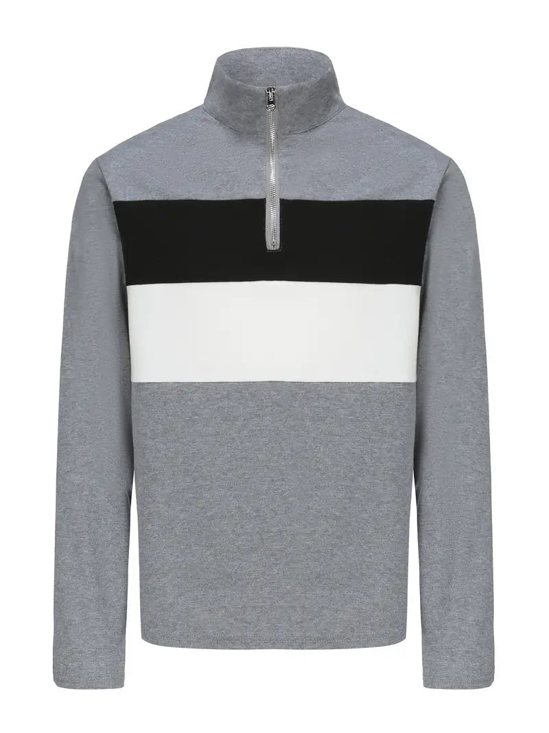 Brit & Boho™  | The Aspen Colorblock Quarter-Zip Brit & Boho | Fashion & Boutique