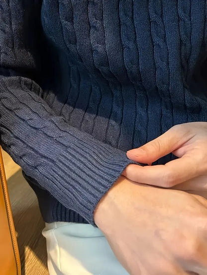 Brit & Boho™️ | Cable Knit Sweater Brit & Boho | Fashion & Boutique