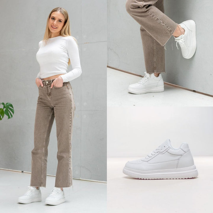 ELEVATESHOES WHITE CLASSY
