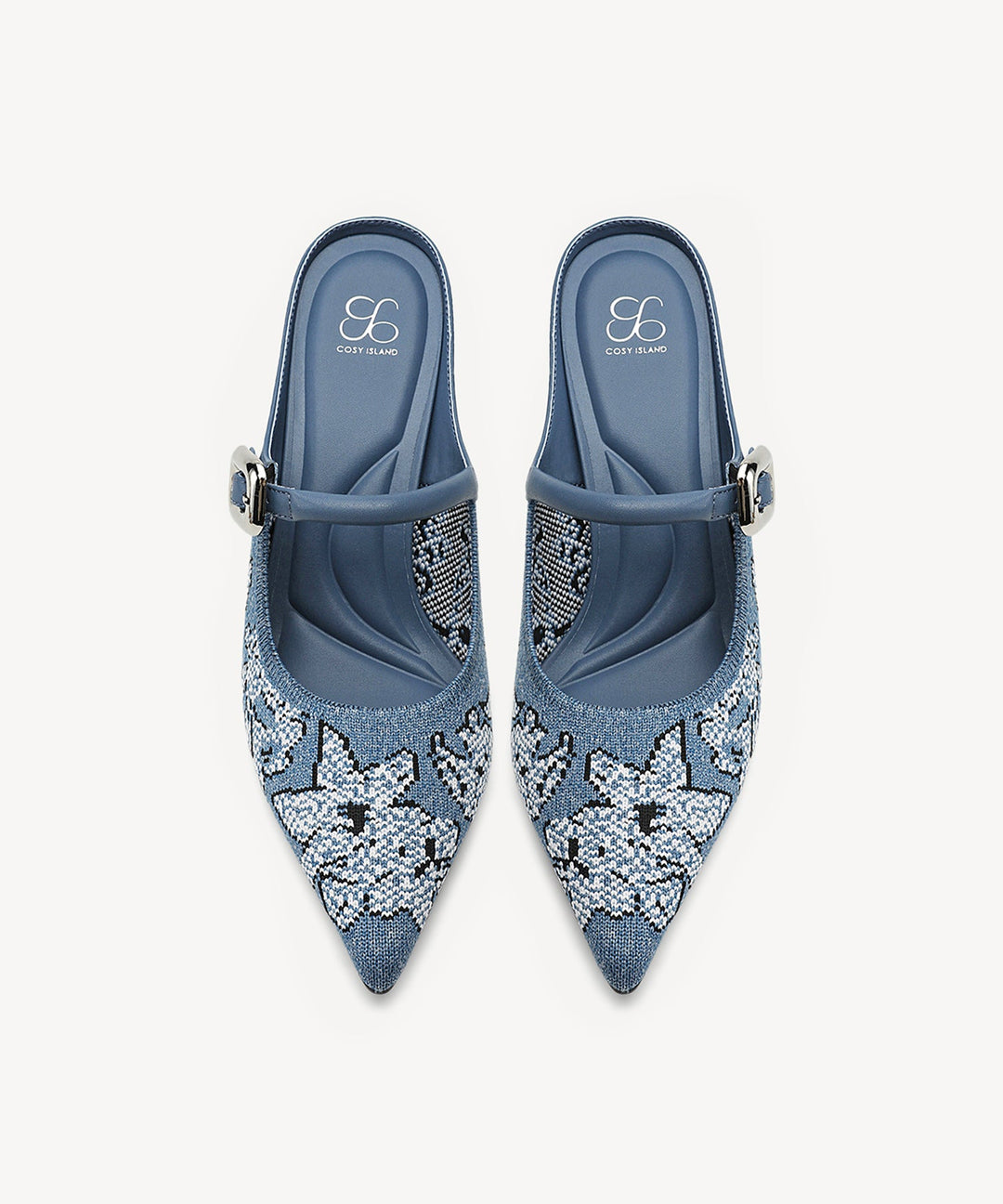 Brittanny Pointed Toe Heeled Mule