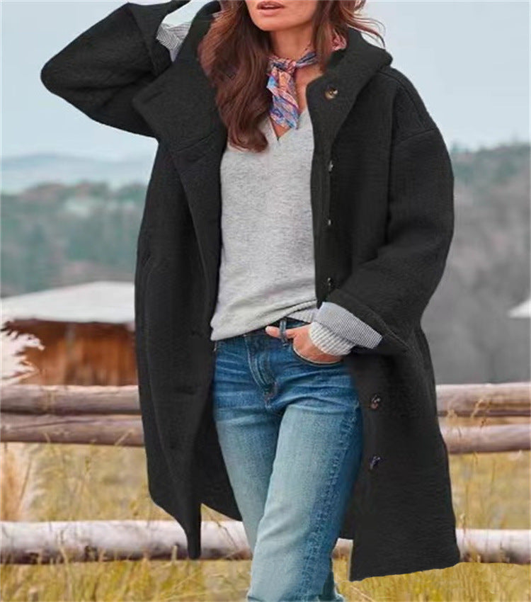 Brit & Boho™️ I Malloy Winter Overcoat with Pockets Brit & Boho | Fashion & Boutique