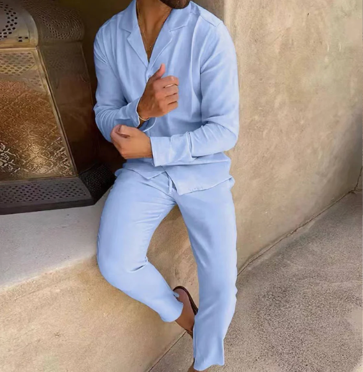 Brit & Boho™ | Noah Linen Lounge Set