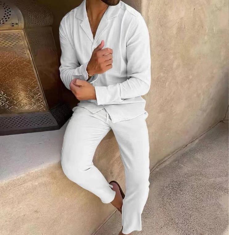 Brit & Boho™ | Noah Linen Lounge Set