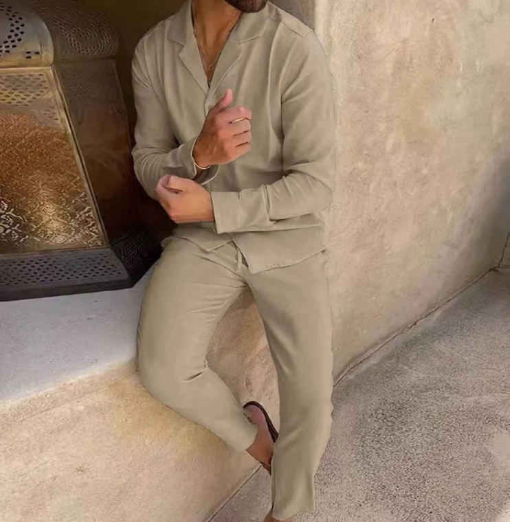 Brit & Boho™ | Noah Linen Lounge Set