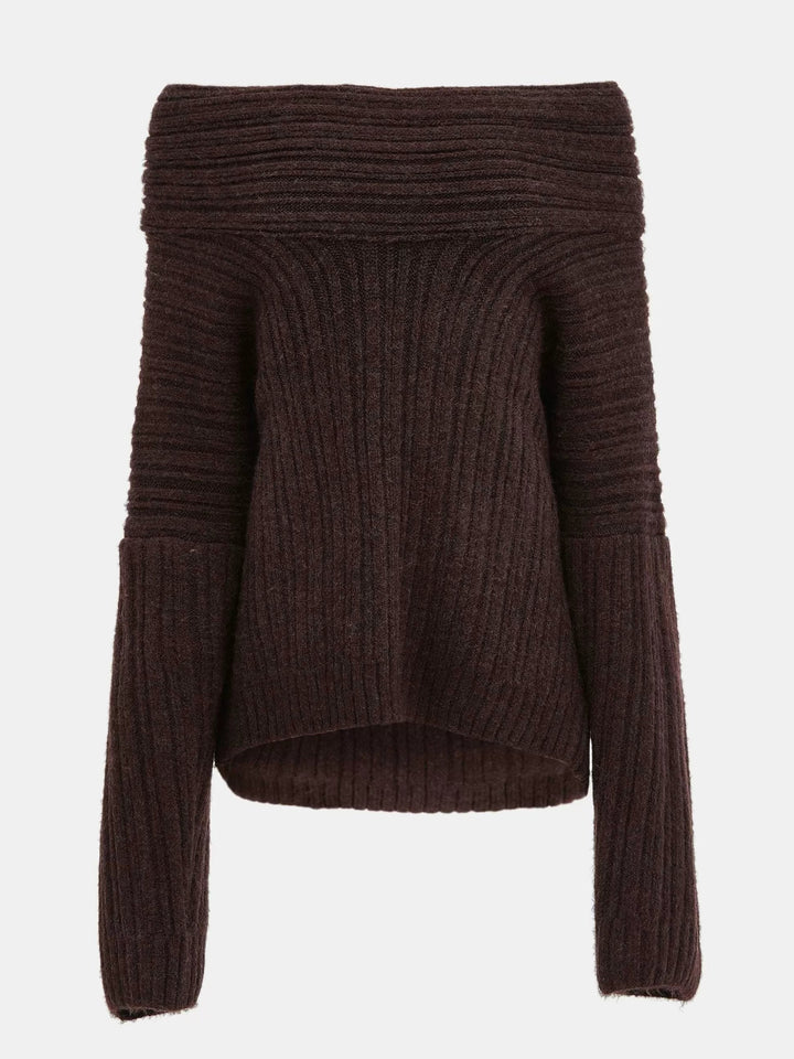 Brit & Boho™ I Becca Oversized High Roll Knit Pullover Brit & Boho | Fashion & Boutique
