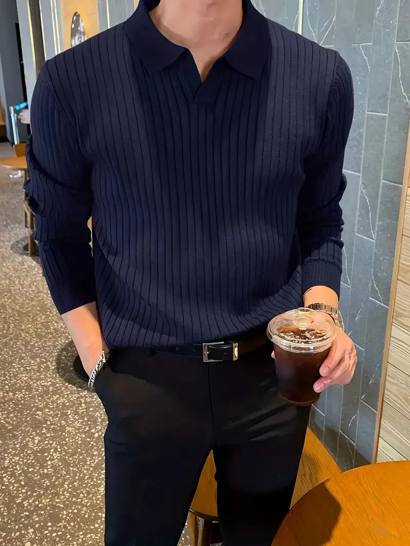 Brit & Boho™️ | Ribbed Knit Pullover Shirt Brit & Boho | Fashion & Boutique