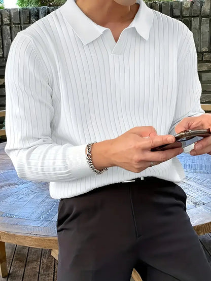 Brit & Boho™️ | Ribbed Knit Pullover Shirt Brit & Boho | Fashion & Boutique