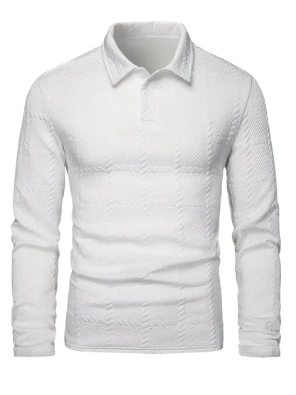 Brit & Boho™️ | Liam Casual Geometric Knit Polo Shirt Brit & Boho | Fashion & Boutique