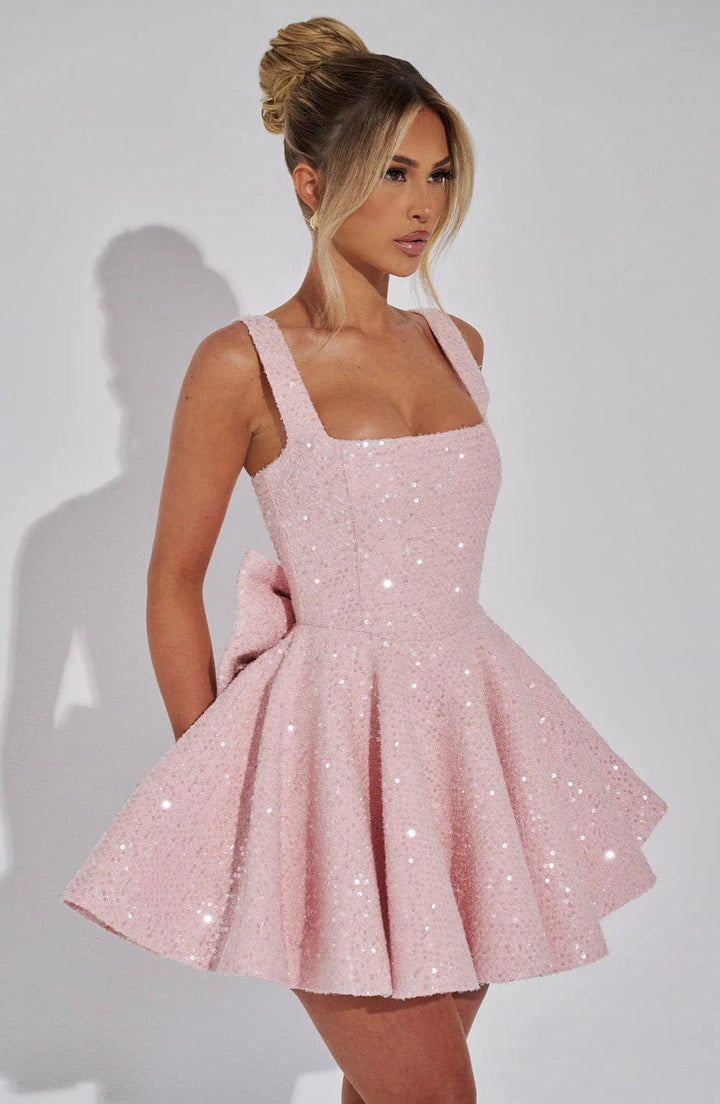 Brit & Boho™ I Hazel Mini Blush Dress Brit & Boho | Fashion & Boutique