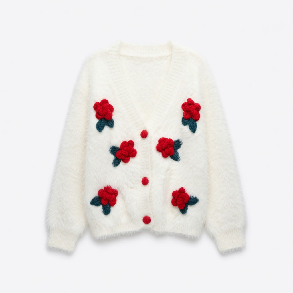 Brit & Boho™ | Savannah 3D Flower Sweaters