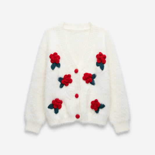 Brit & Boho™ | Savannah 3D Flower Sweaters