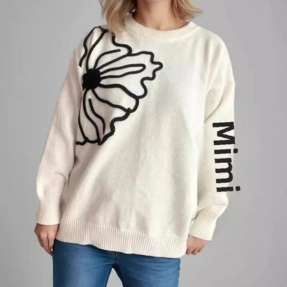 Brit & Boho™ | Amelia 3D Detailing Sweater - Brit & Boho | Fashion & Boutique