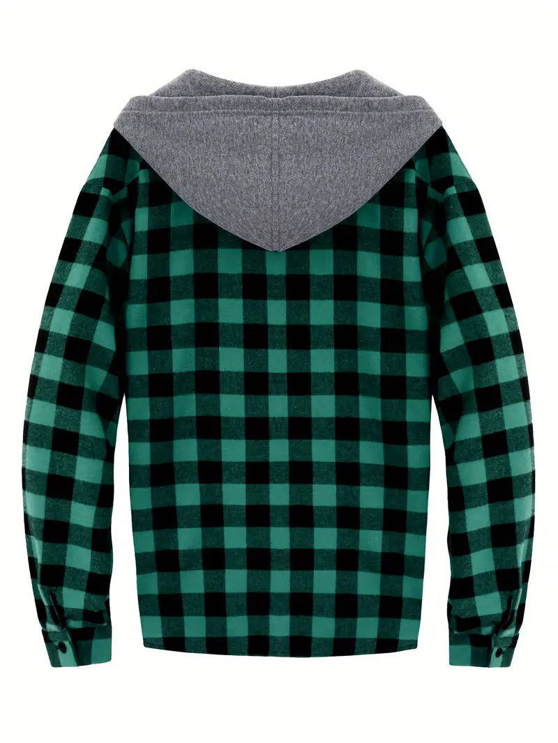 Brit & Boho™️ |  Timber Hooded Flannel Jacket Brit & Boho | Fashion & Boutique