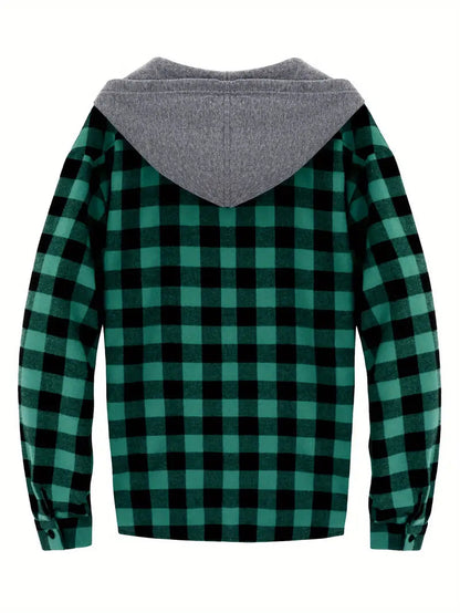 Brit & Boho™️ |  Timber Hooded Flannel Jacket Brit & Boho | Fashion & Boutique