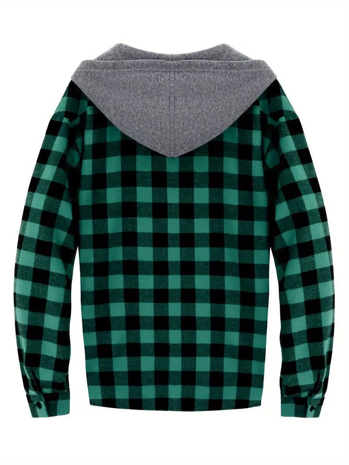 Brit & Boho™️ |  Timber Hooded Flannel Jacket Brit & Boho | Fashion & Boutique